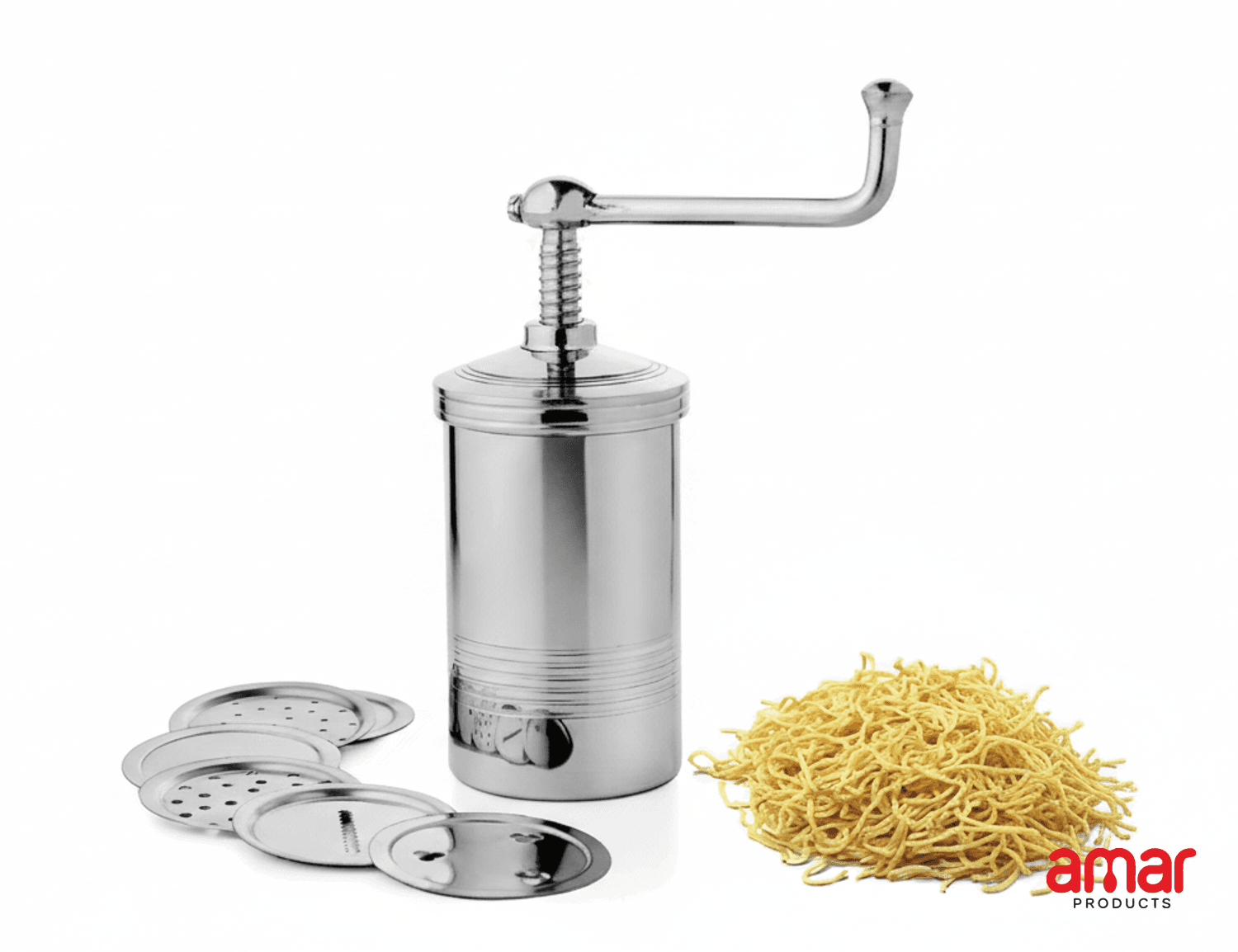 Premium Steel Kitchen Press with Attachments - Image 1