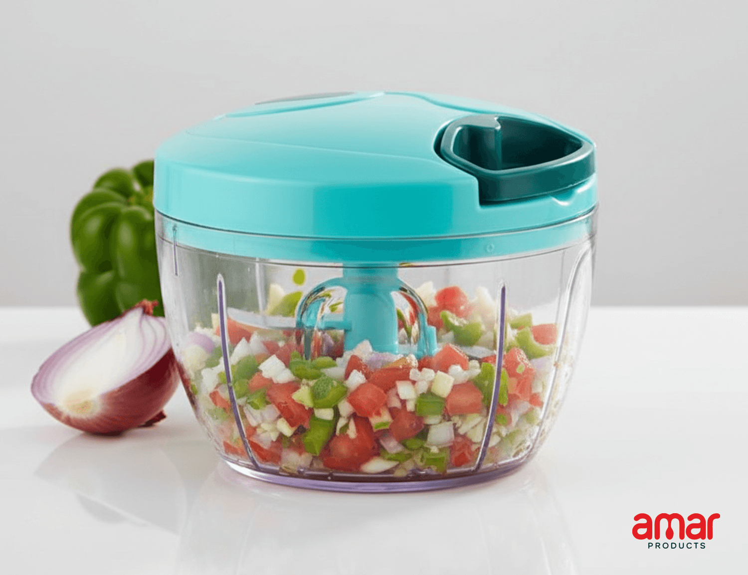 Manual Pull String Vegetable Chopper - Image 1