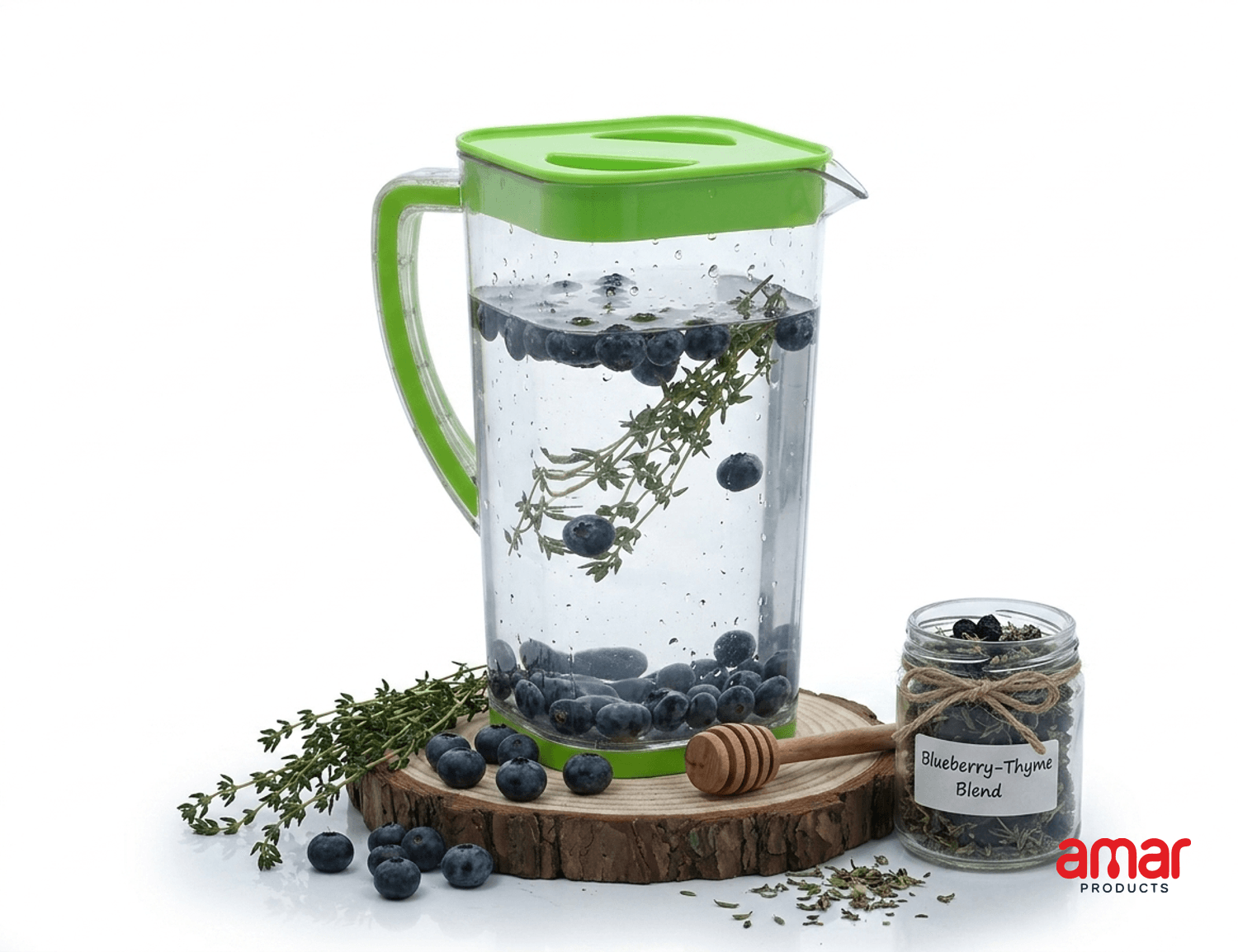 Transparent Fruit Infuser Water Jug - Image 1