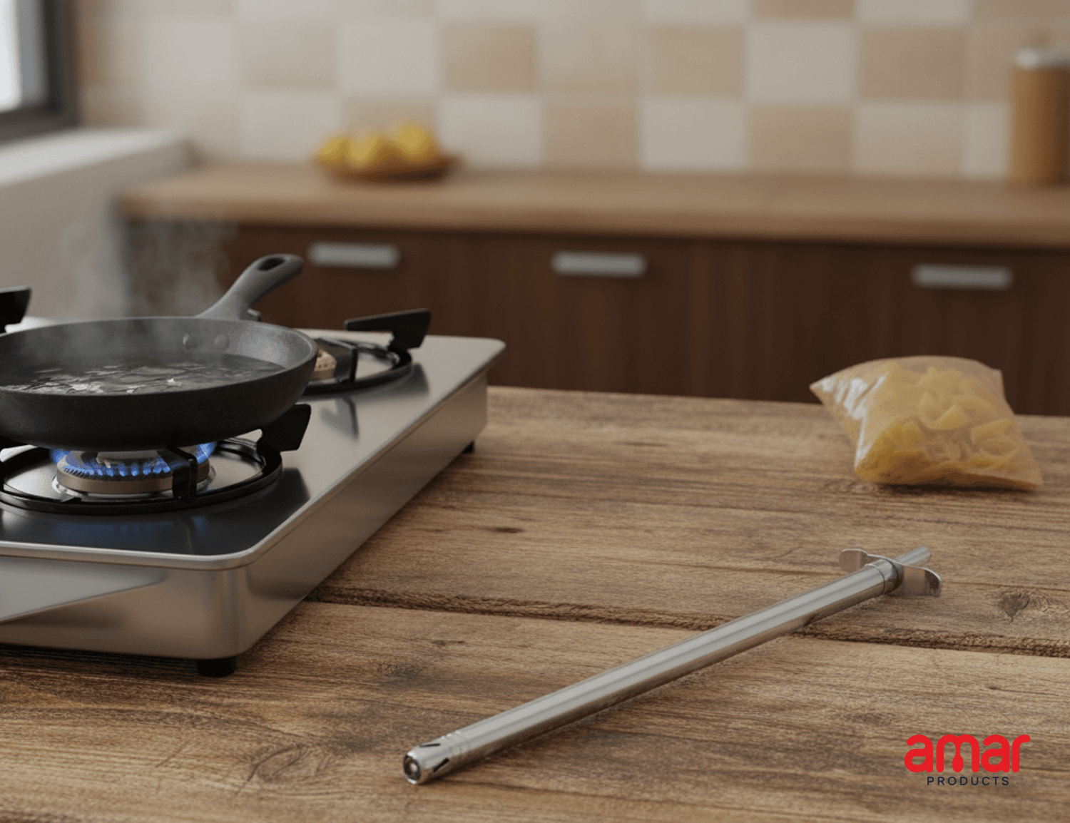 Stainless Steel Gas Lighter (Large) - Image 1