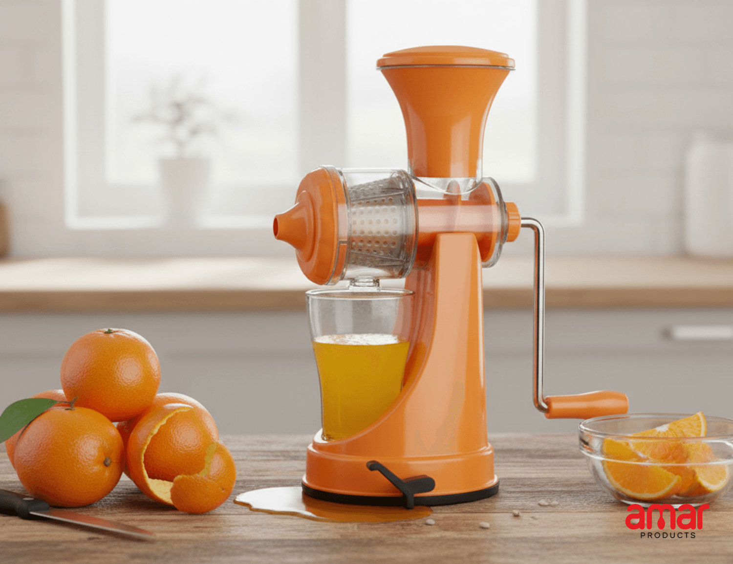 Fruit & Vegetable Steel Handle Juicer